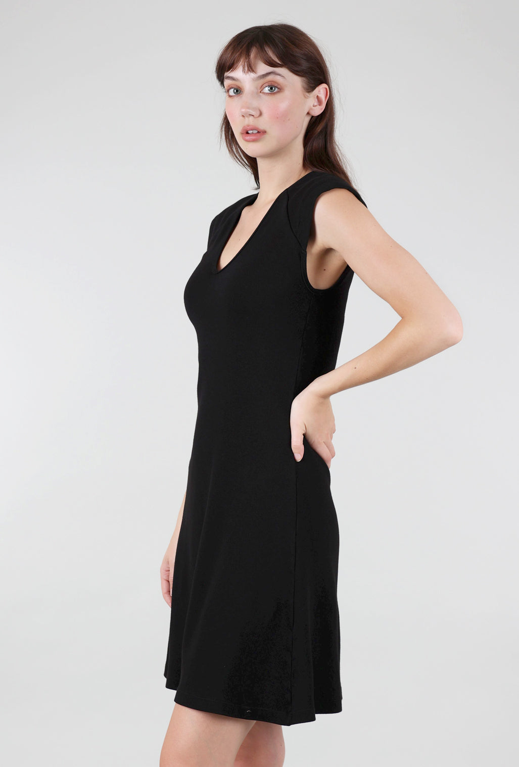 Prairie Underground Strong Shoulder Dress, Black 