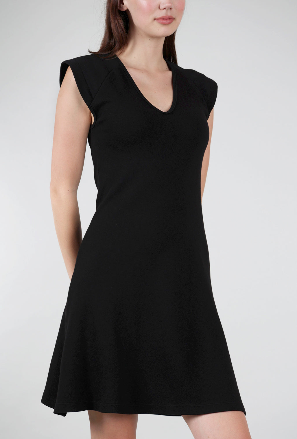 Prairie Underground Strong Shoulder Dress, Black 