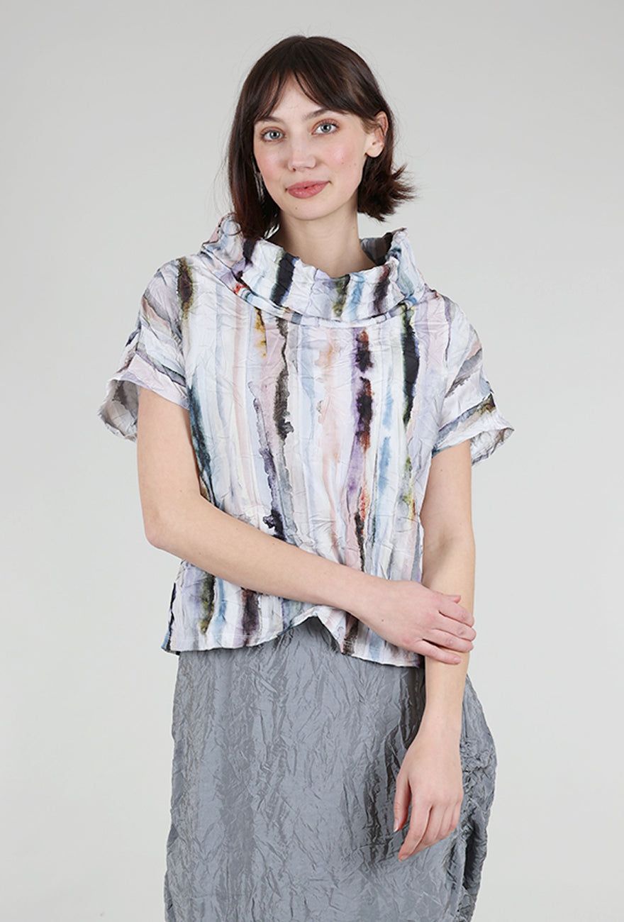 Kozan Crinkle Suki Top, Marble 