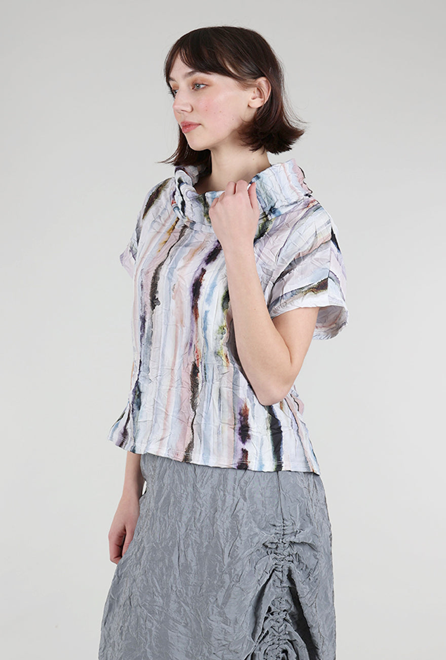 Kozan Crinkle Suki Top, Marble 