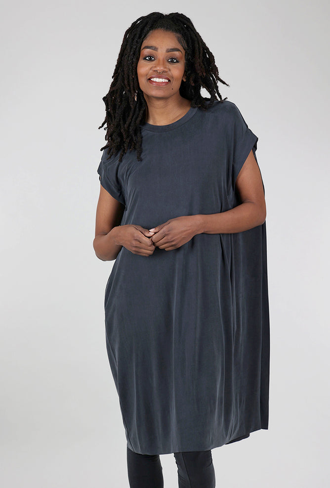 Studio B3 Clichee Cupro Tunic, Velvet Denim 