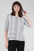 Habitat City Stripe Elbow Tee, Ash 