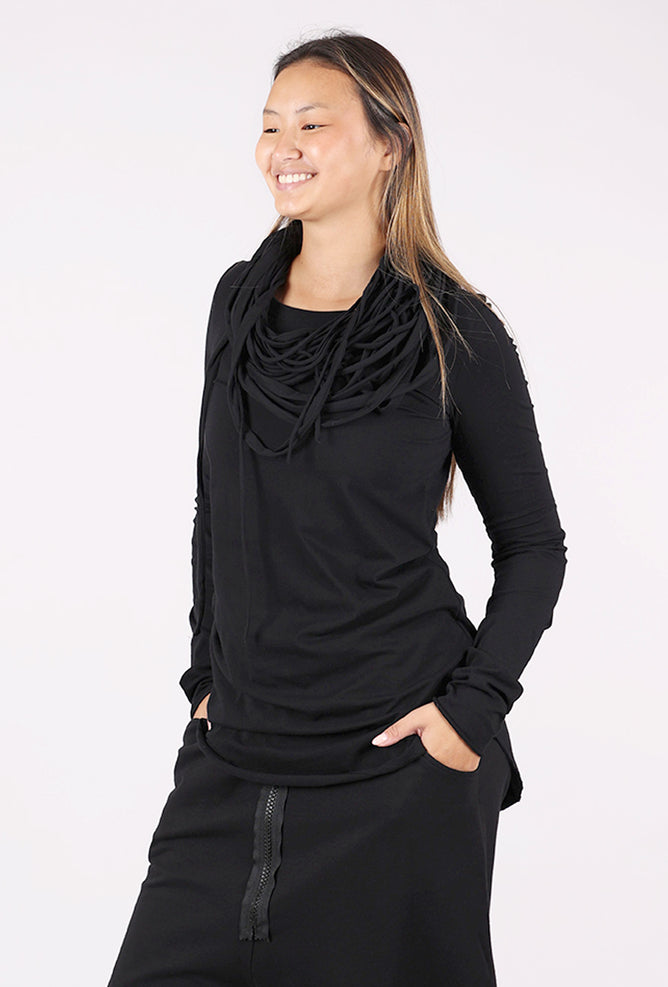 Studio B3 Slang Top, Black 