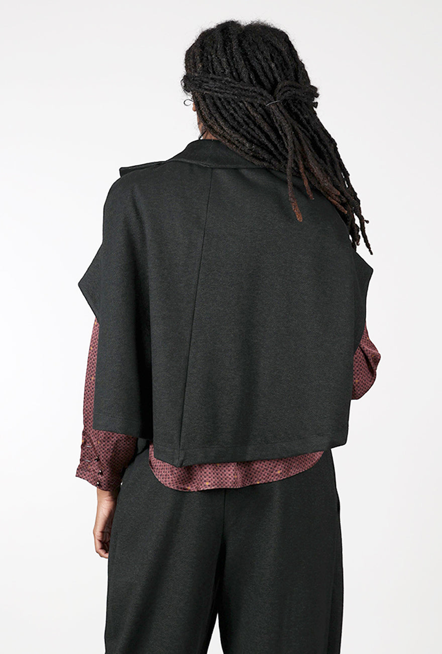 Lotus Eaters Renak Cape, Dark Khaki 