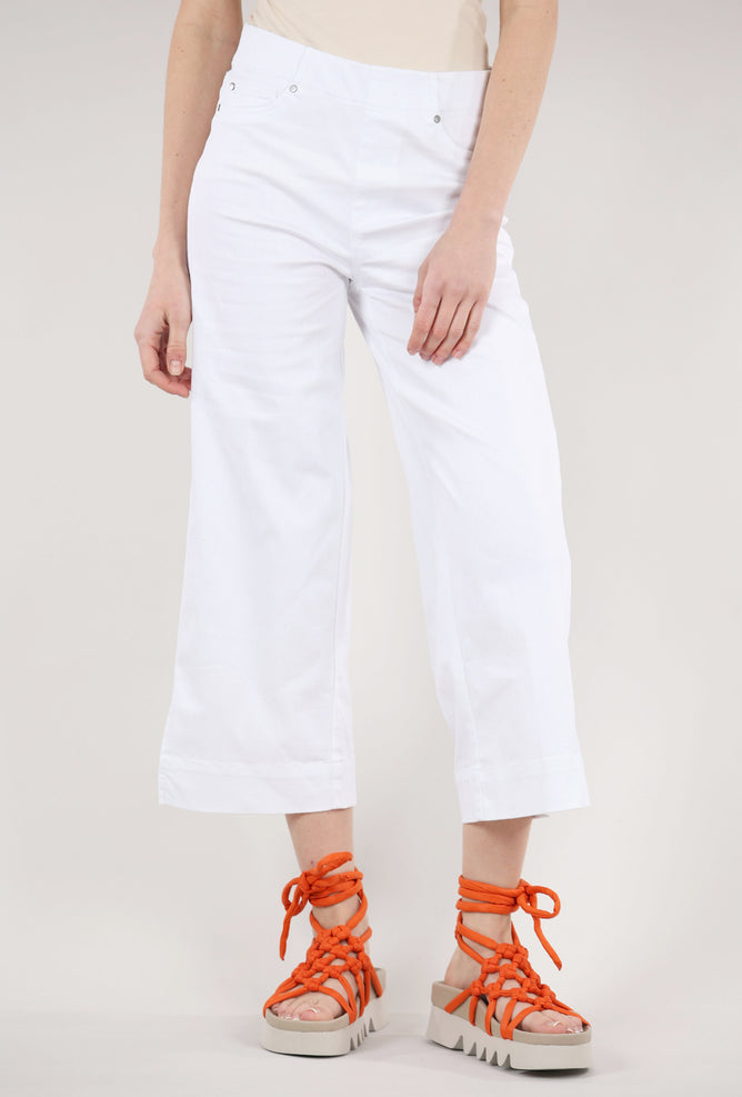 Liv Modern Stretch Crop Pant, White 