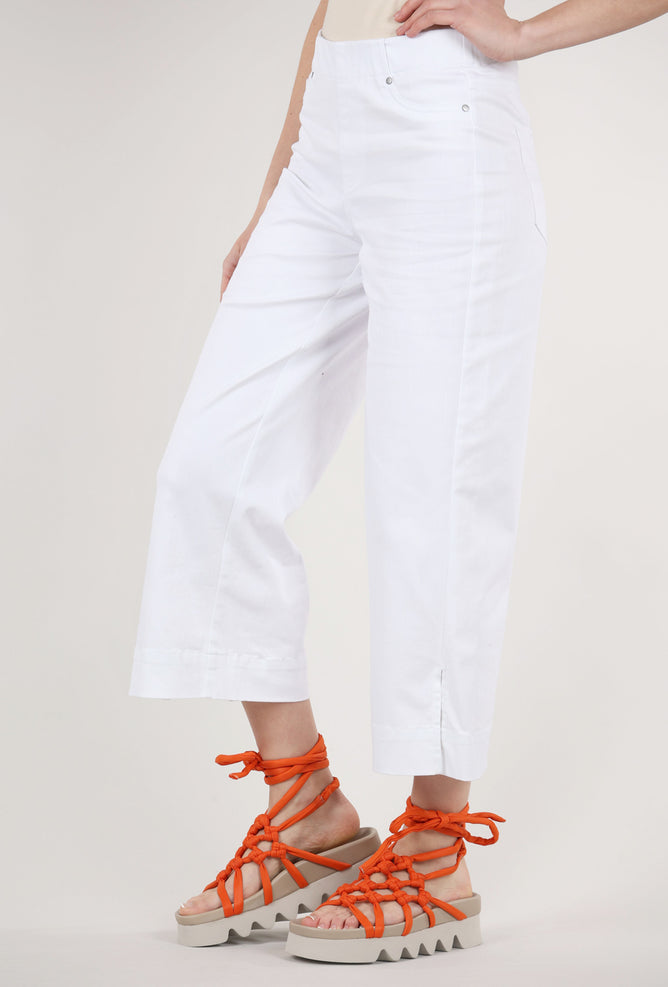 Liv Modern Stretch Crop Pant, White 