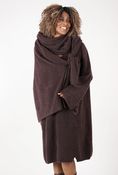 Rundholz Plush Racoon Wrap, Purple 