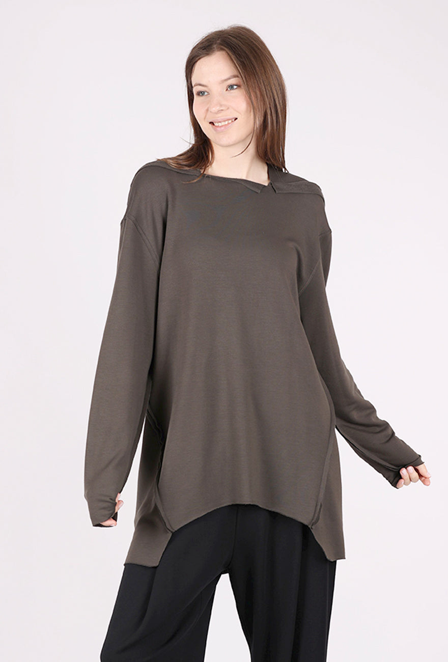 La Vaca Loca Roco Top, Dark Taupe 