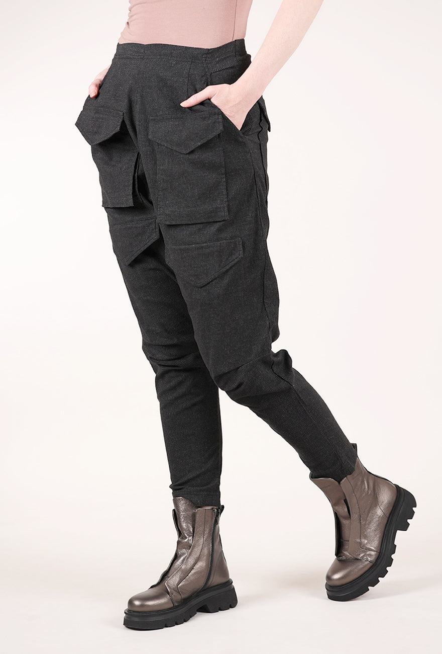 Rundholz Subtle Stripe Trouser, Black 