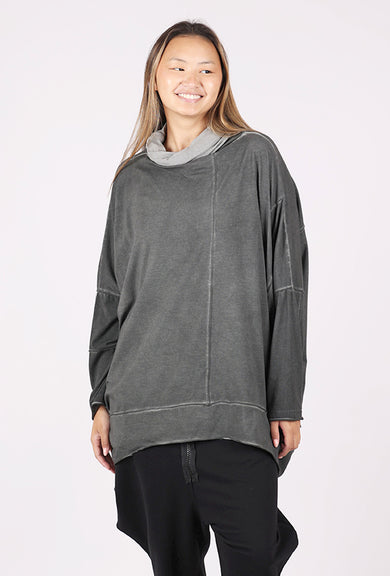 Zilberman Janet Jersey Tunic, Anthracite 