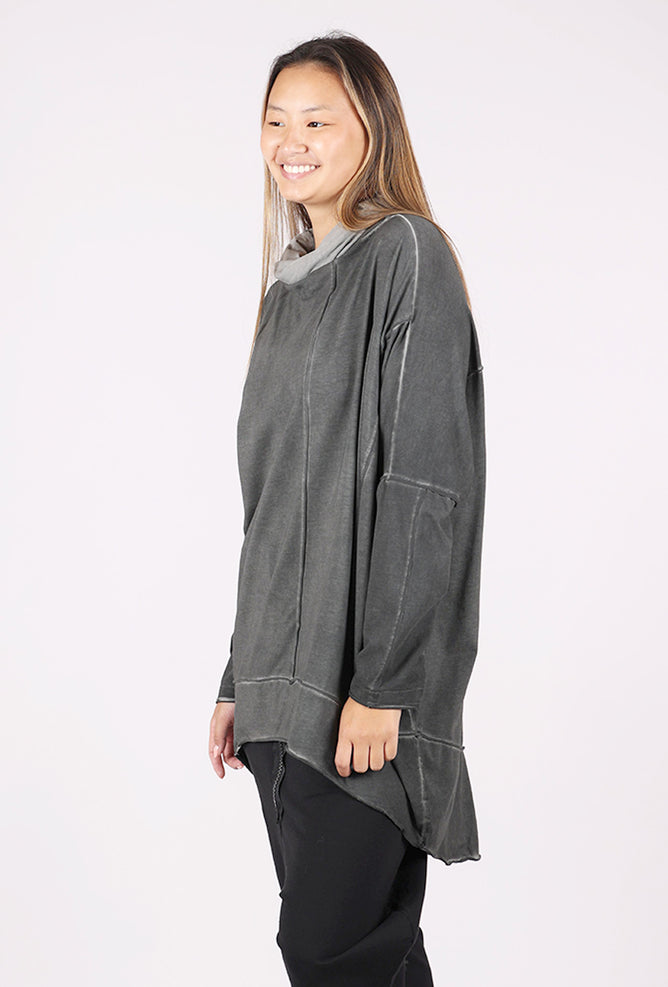 Zilberman Janet Jersey Tunic, Anthracite 