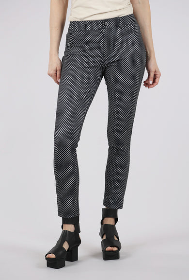 Peace of Cloth Hayes Crop Pant, Black Dot 