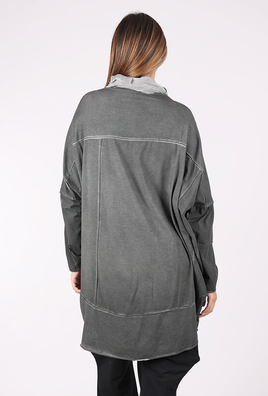 Zilberman Janet Jersey Tunic, Anthracite 
