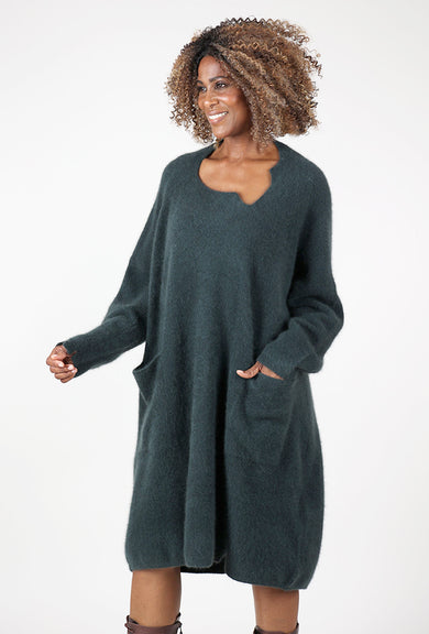 K&D Luxe Dress, Petrol