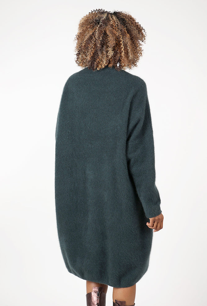K&D Luxe Dress, Petrol Angle 2