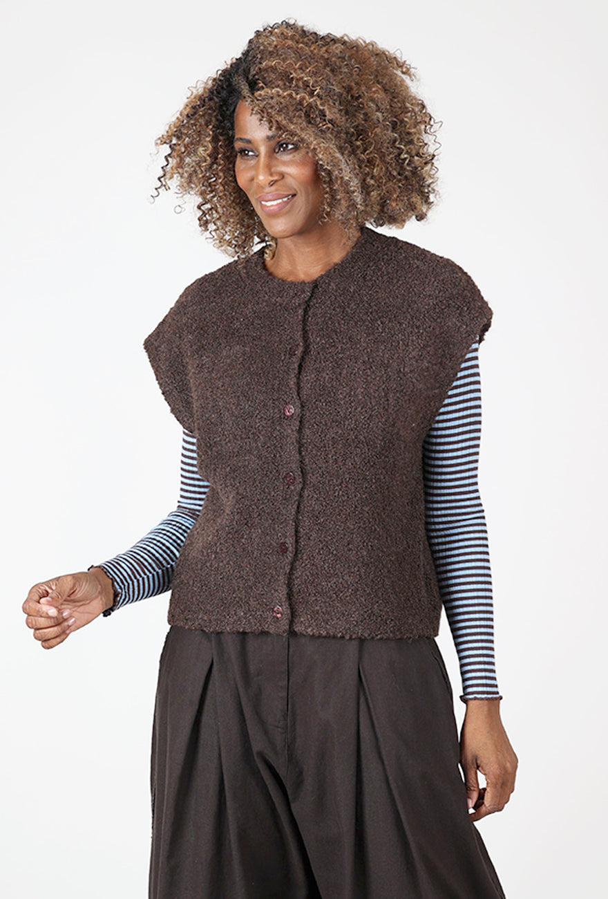 Ichi Sarisa Vest, Coffee Bean 