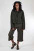 Rundholz Garment Dye Crop Zip Jacket, Khaki Cloud 