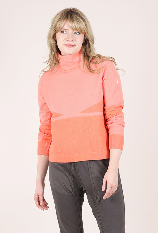 Smartwool Intraknit Alpine Pullover, Coral Reef 