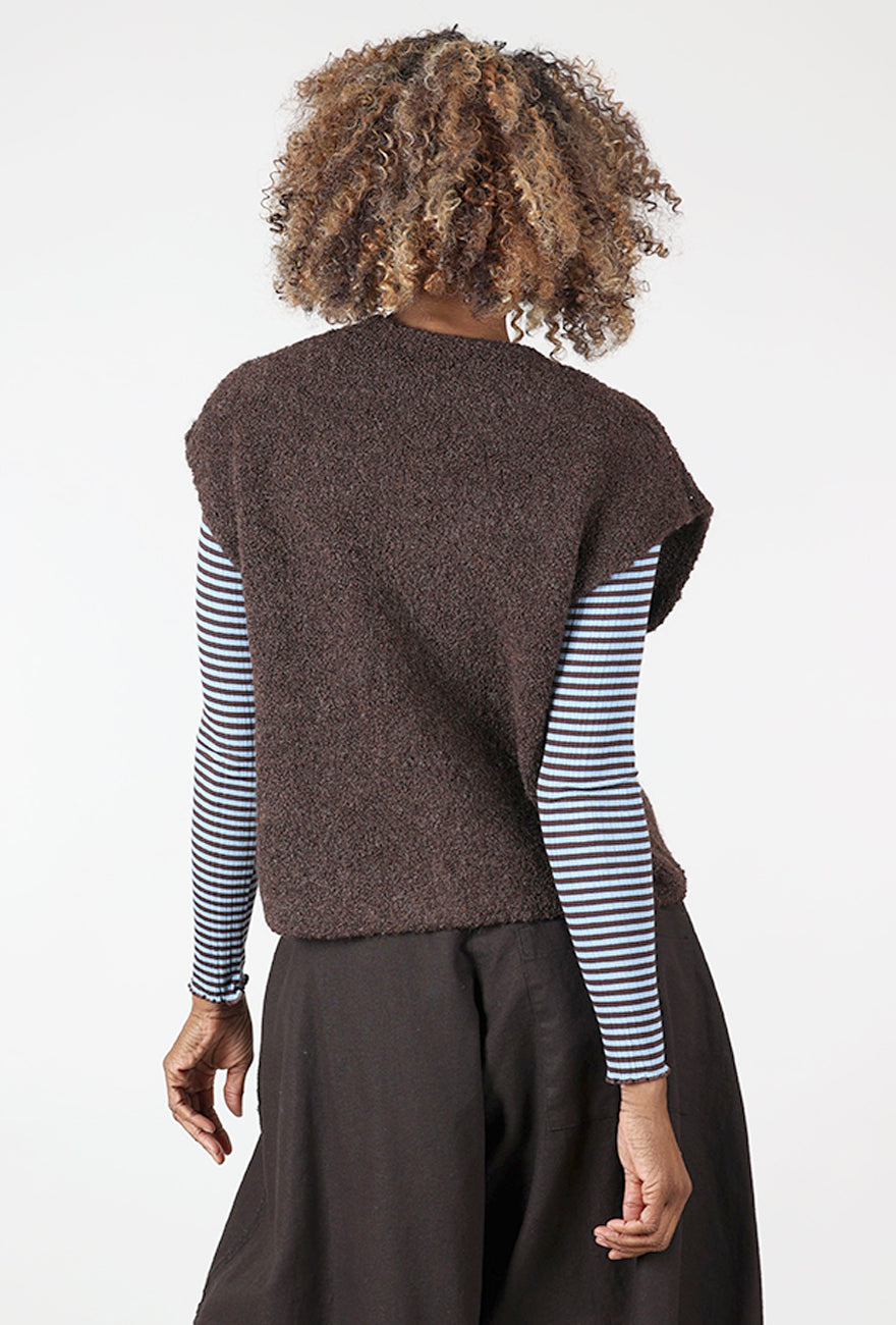 Ichi Sarisa Vest, Coffee Bean 