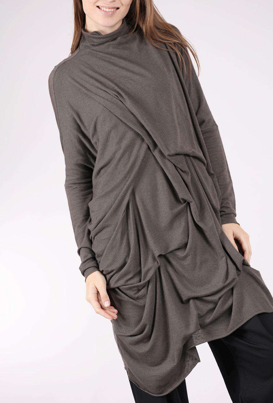 La Vaca Loca Lieve Tunic, Dark Taupe 