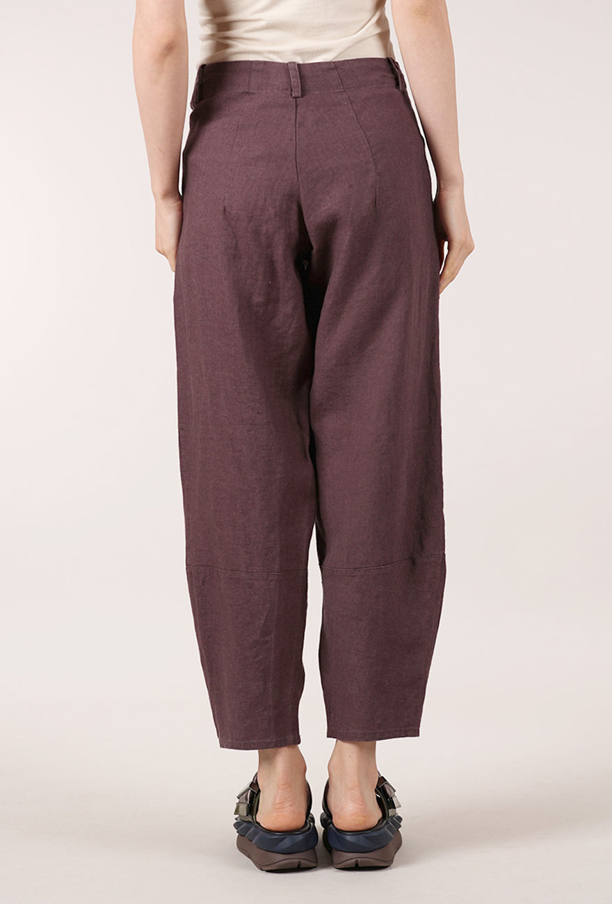 Bitte Kai Rand Linen Lexie Trouser, Raisin 