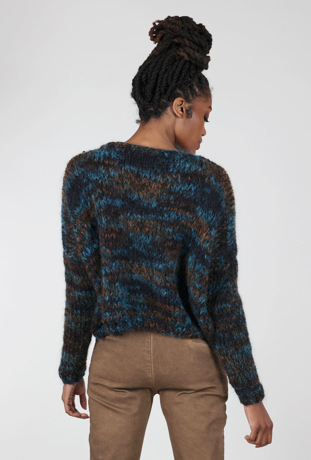 Umit Unal Hand-Knit Kurt Sweater, Rust 