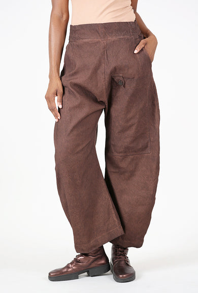 Rundholz Texture Twill Arched Trouser, Henna Cloud 