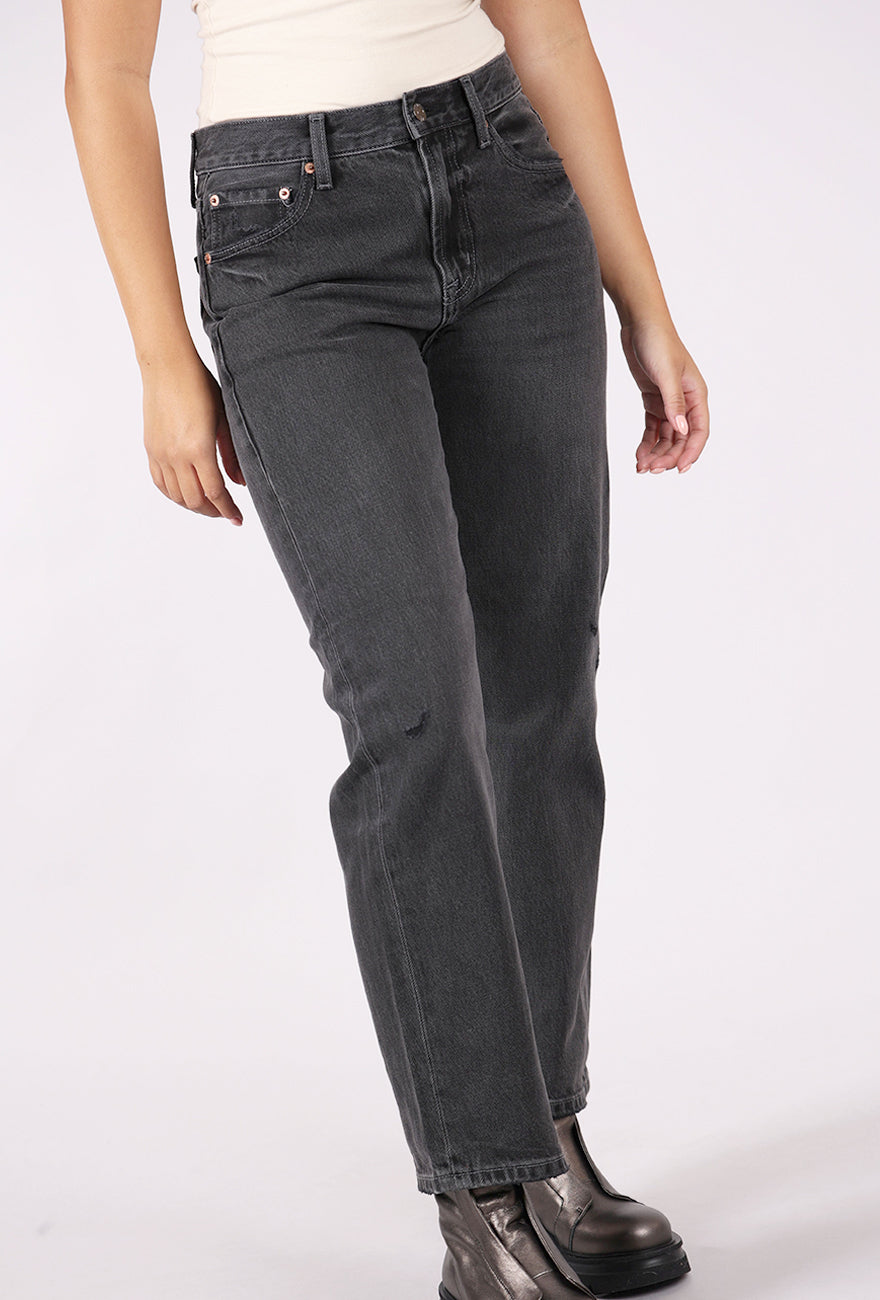 Pistola Lexi Mid Rise Bowed Straight, Mercury 