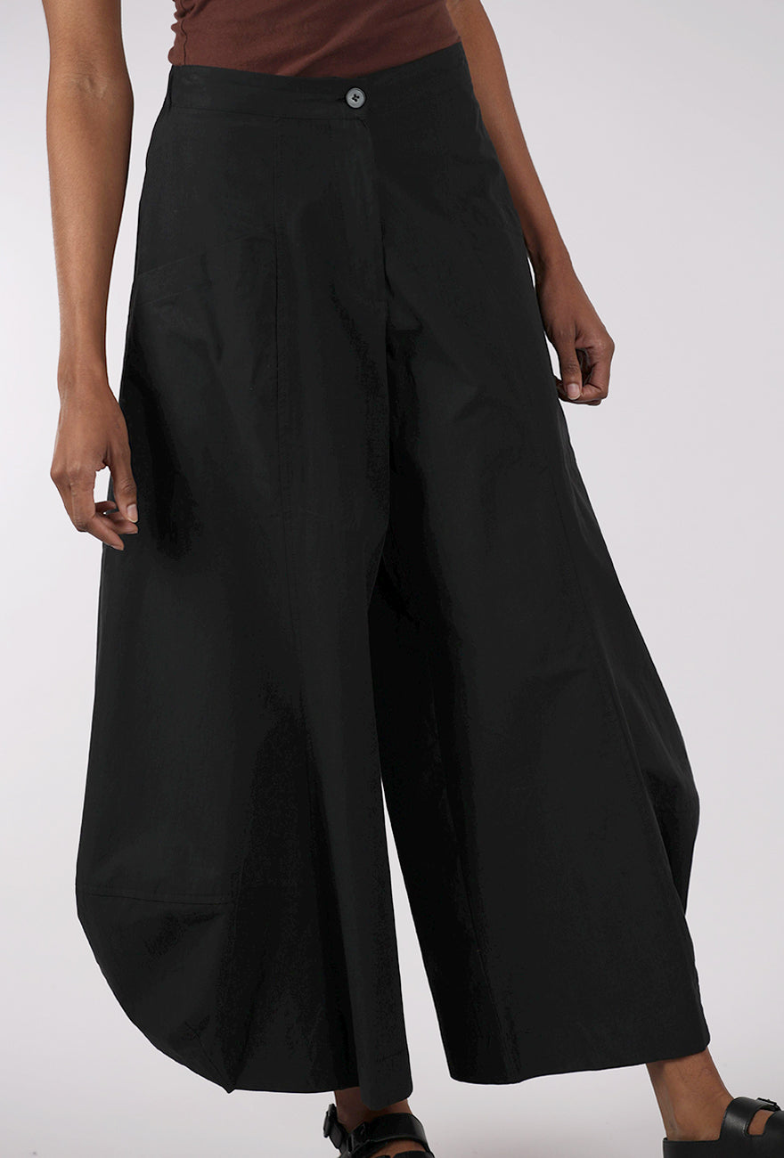 Alembika Poplin Lantern Pant, Black 