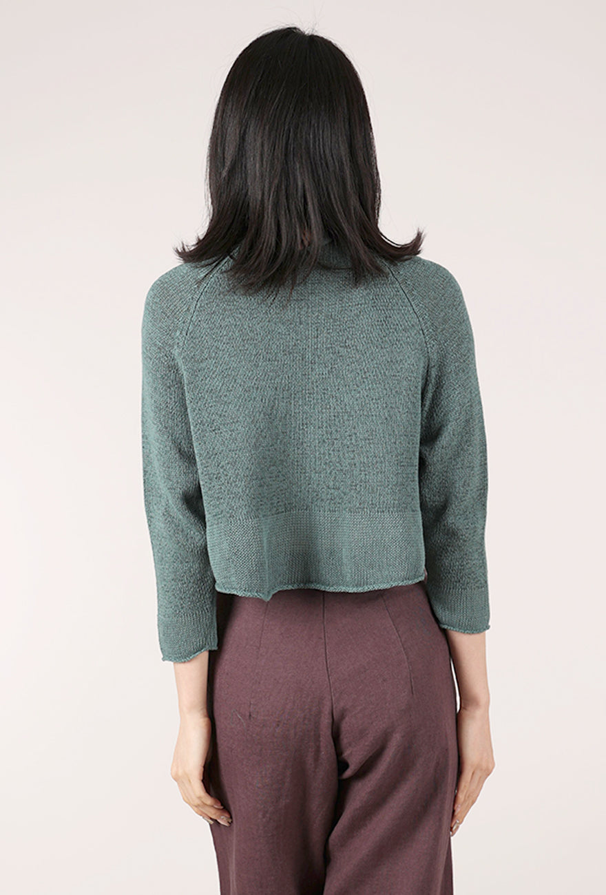 Rundholz Subtle Contrast Hem Cardie, Grass 