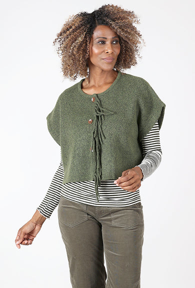 Kerisma Sachi Vest, Olive Jade 
