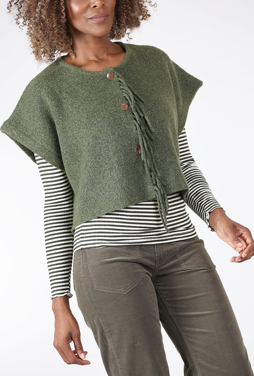Kerisma Sachi Vest, Olive Jade 
