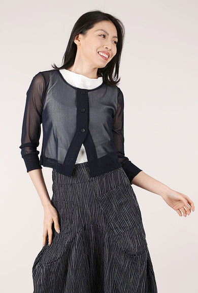 Porto Deedra Mesh Jacket, Navy 