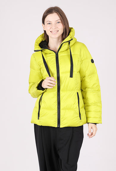 Normann Ski Punk Puffer Coat, Neon 