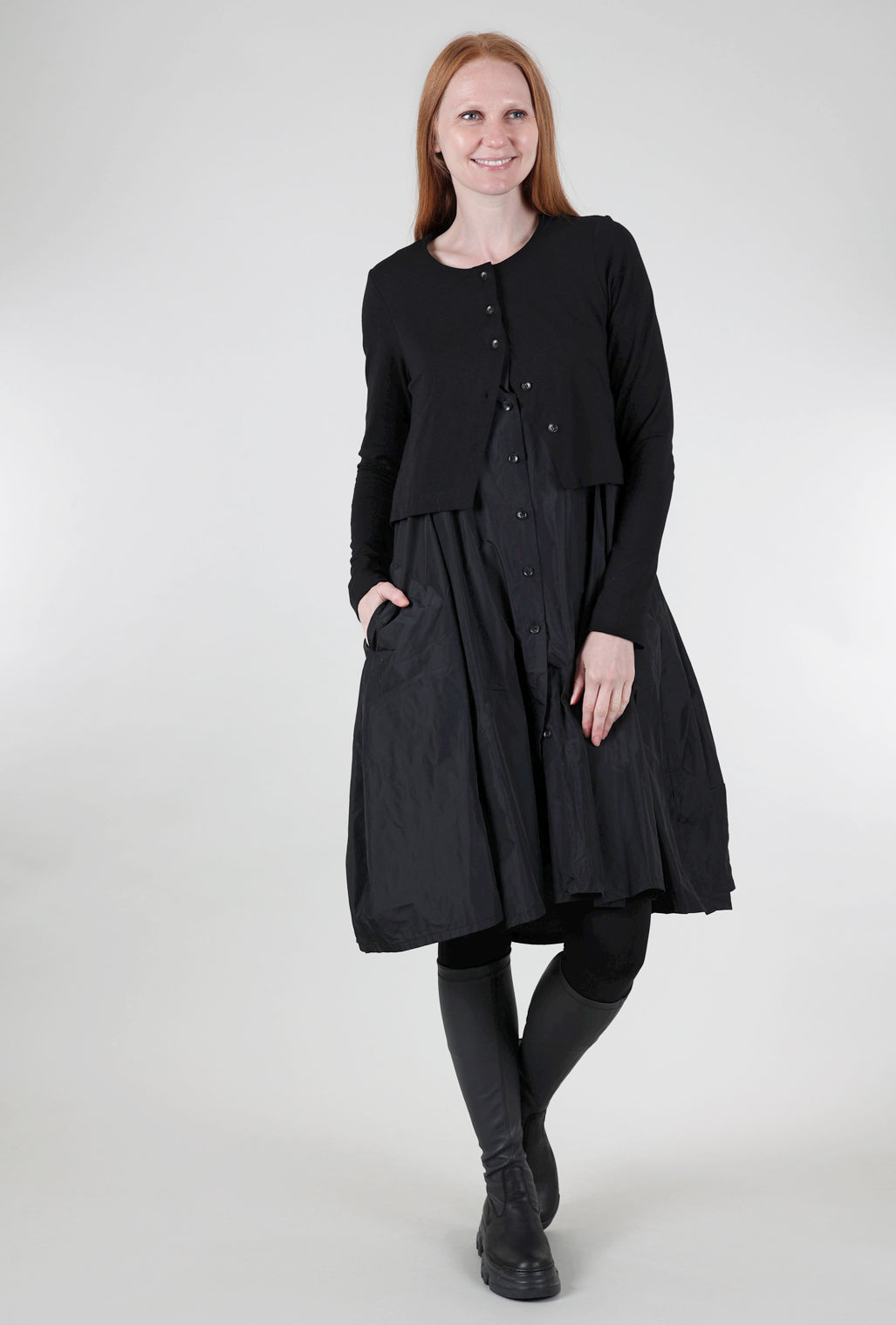 Alembika Combo Layer Dress, Black 