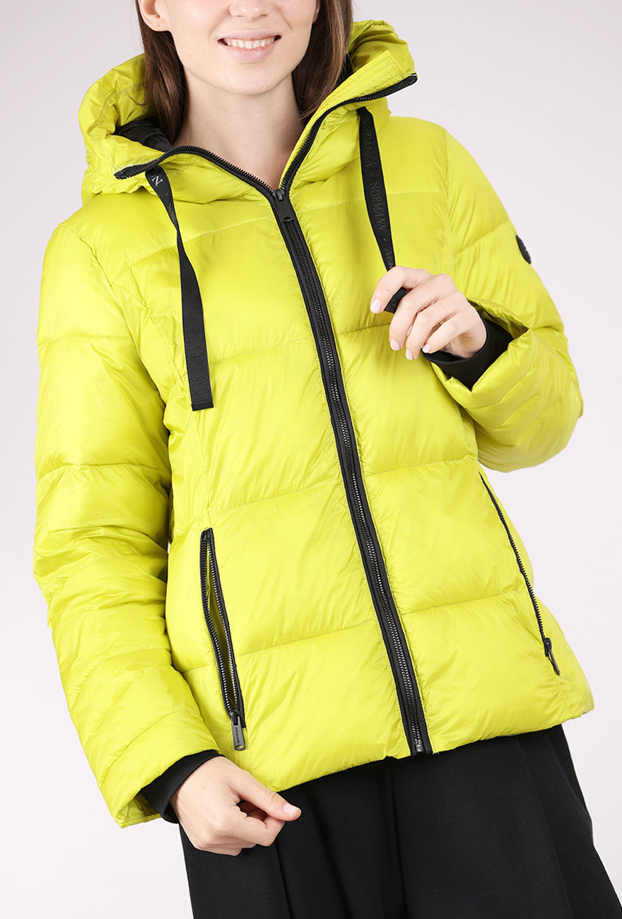 Normann Ski Punk Puffer Coat, Neon 