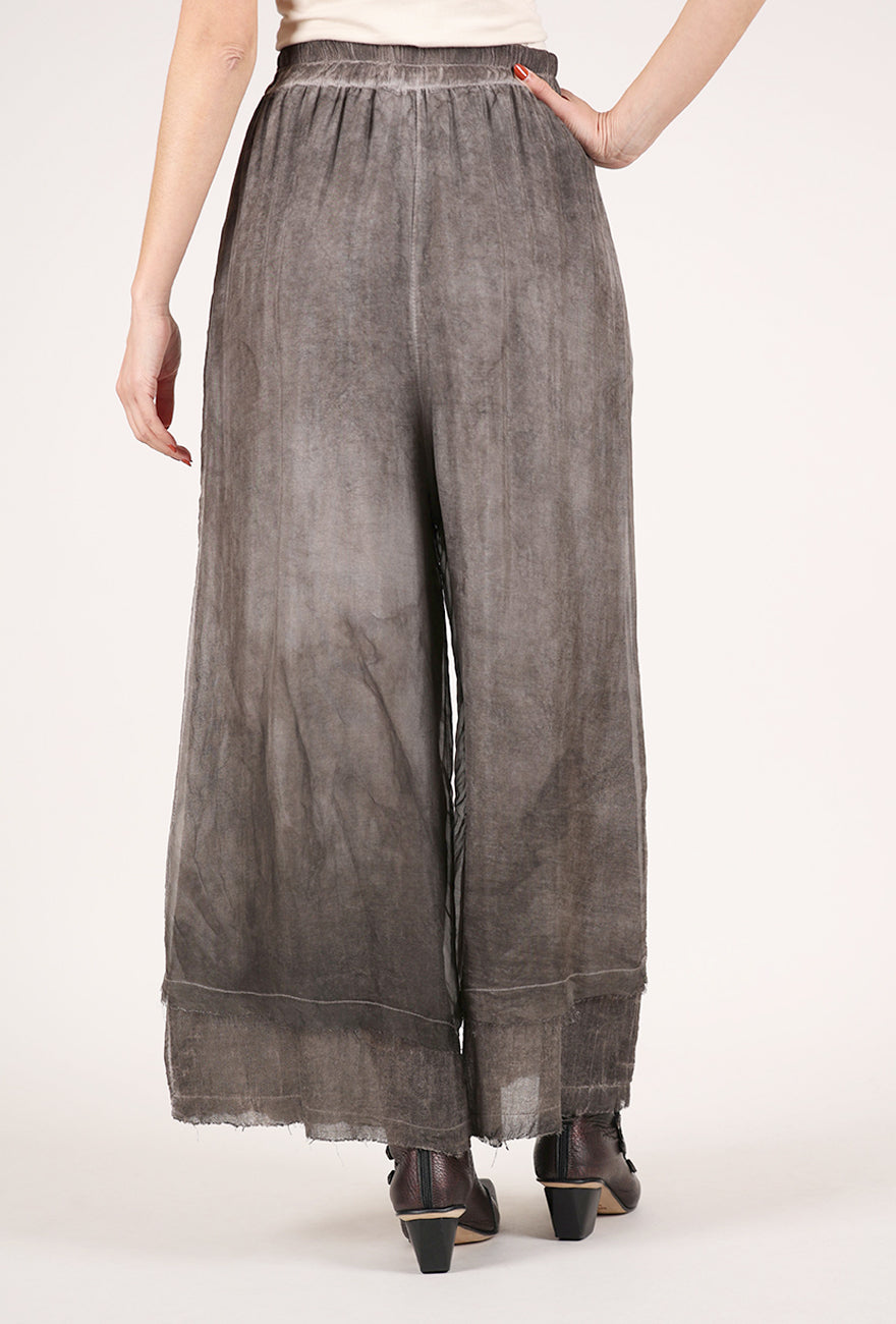 Sanctamuerte Viscose Wool Palazzo Pant 