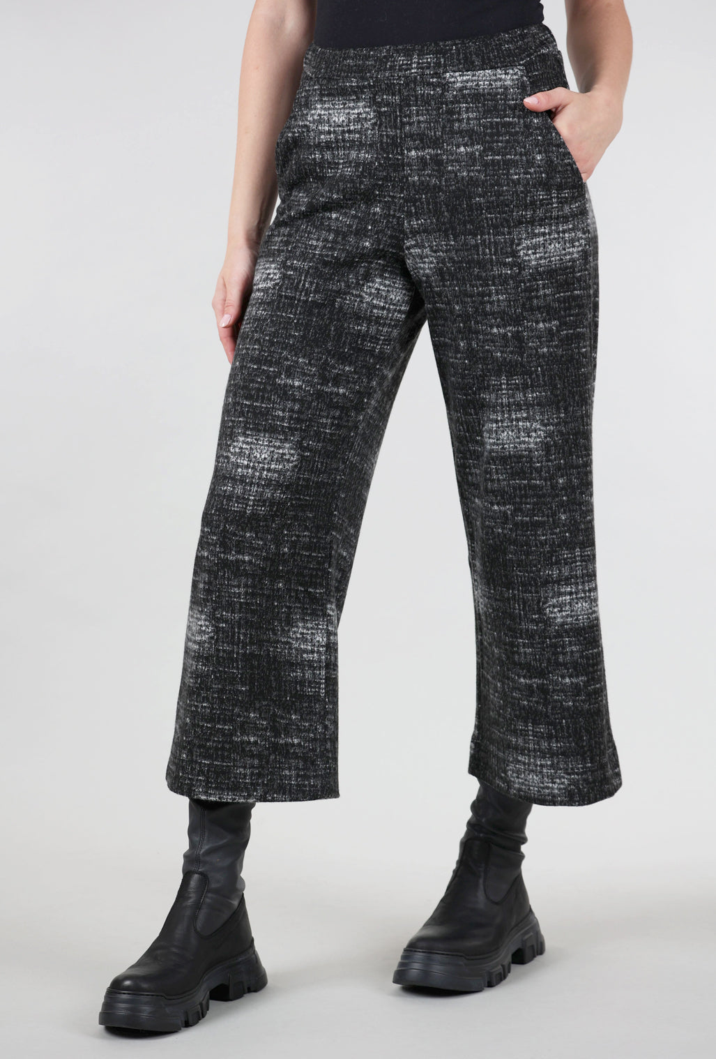 Alembika Brushed Knit Static Pant, Fog 