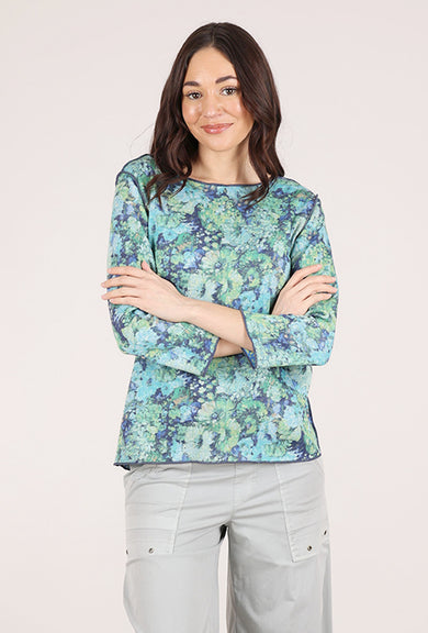 Trisha Tyler Reversible Rory Top, Blue Green 