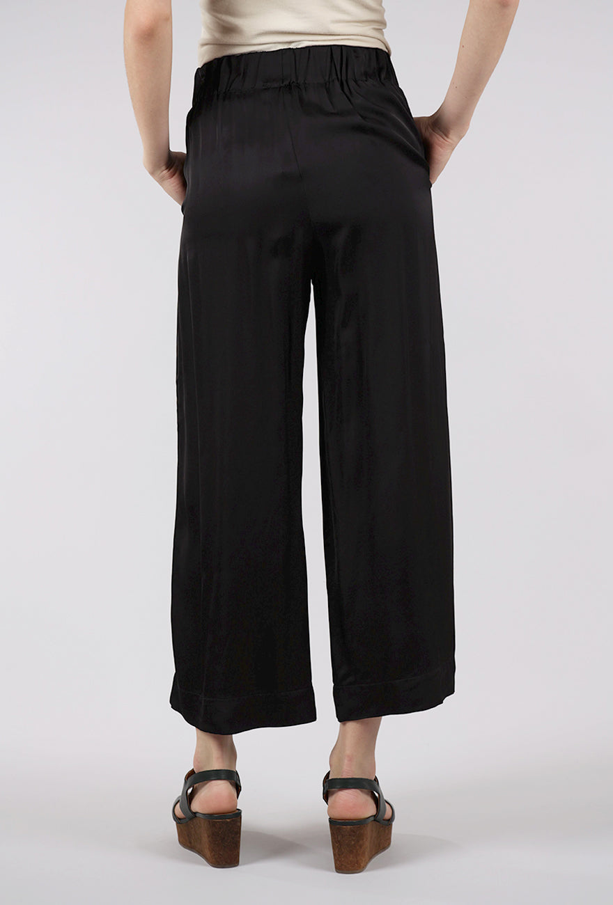 Sessun Isla Night Wide-Leg Pant, Black 