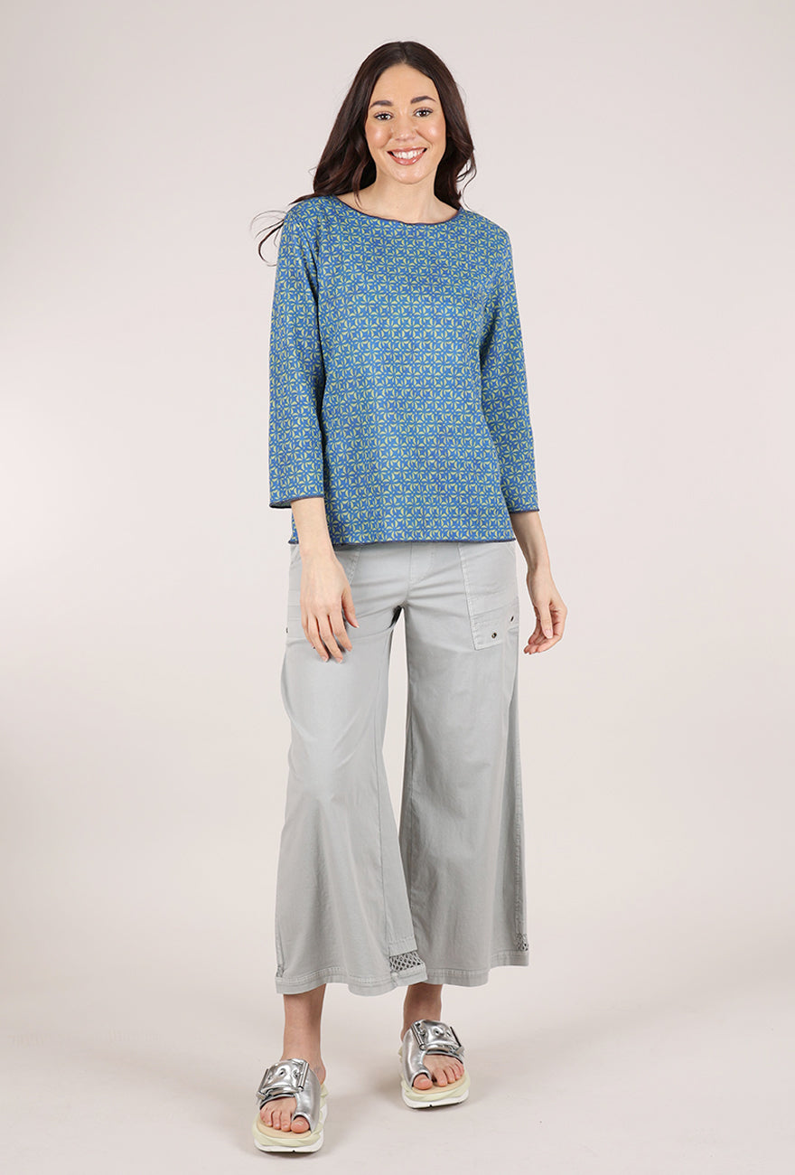 Trisha Tyler Reversible Rory Top, Blue Green 