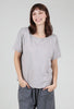 Mododoc Short Dolman Sleeve Boatneck Tee, Gray Harbor 