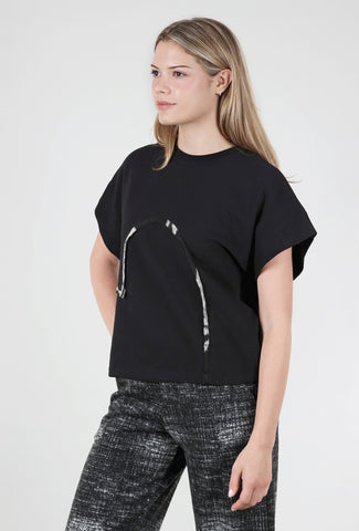 Alembika Heart S/S Sweatshirt, Black 