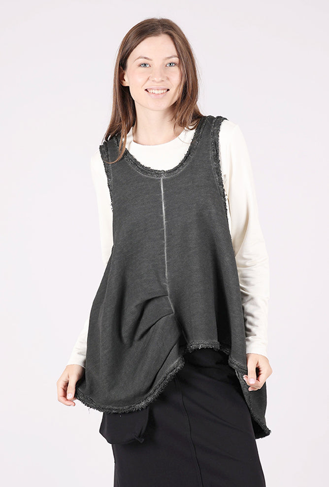Zilberman Popover Sweat Vest, Anthracite 
