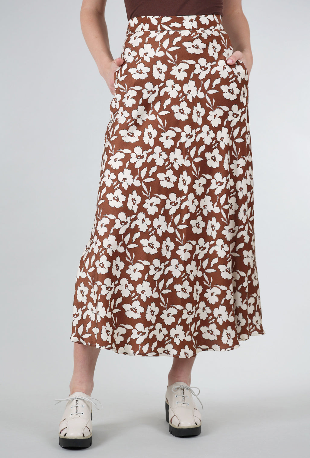 Pink Martini Kelly Skirt, Brown 