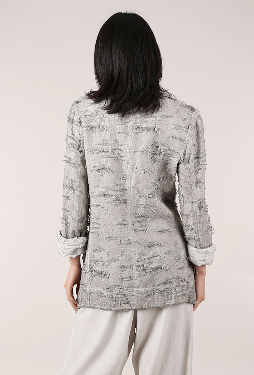 La Vaca Loca Textural Cierto Jacket, Cold White 