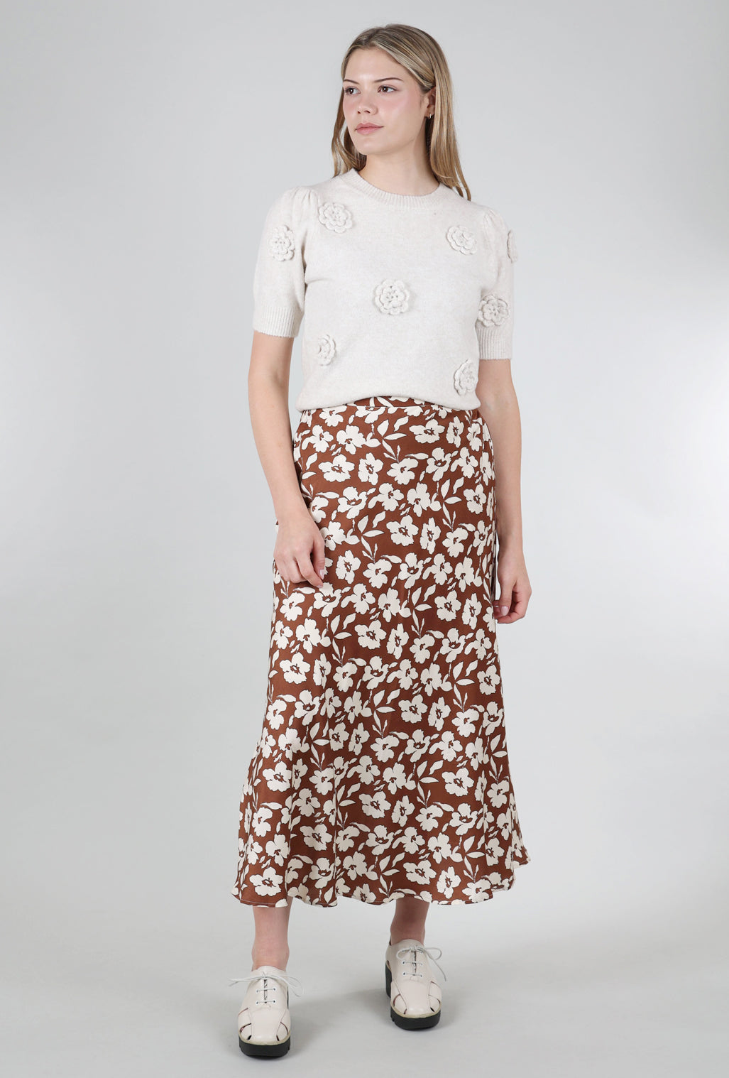 Pink Martini Kelly Skirt, Brown 