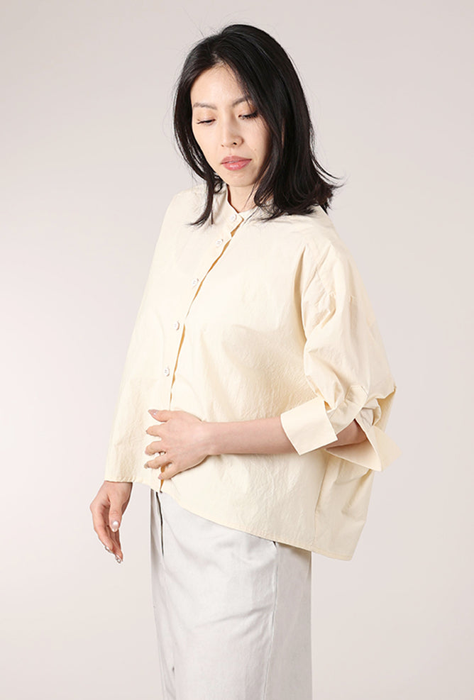 La Vaca Loca Pone Button Up Shirt, Cream 