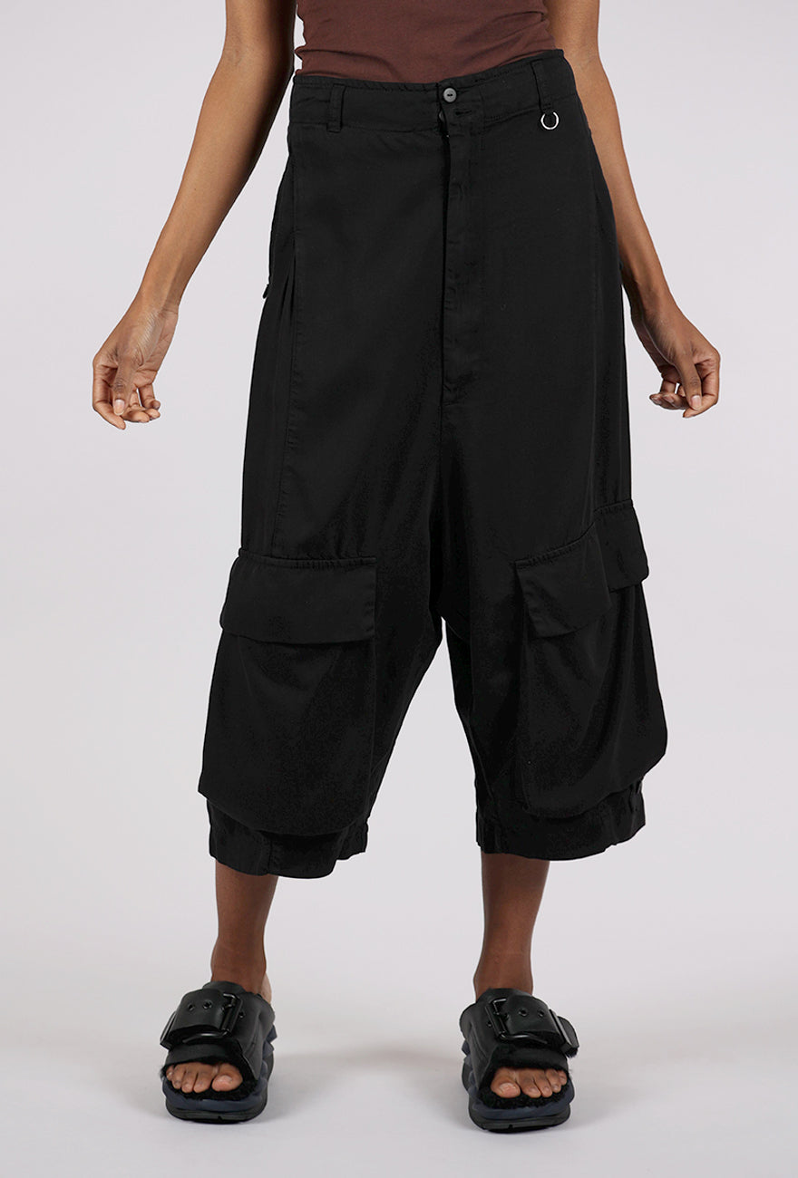 Pluslavie Big Pocket Pant, Black 