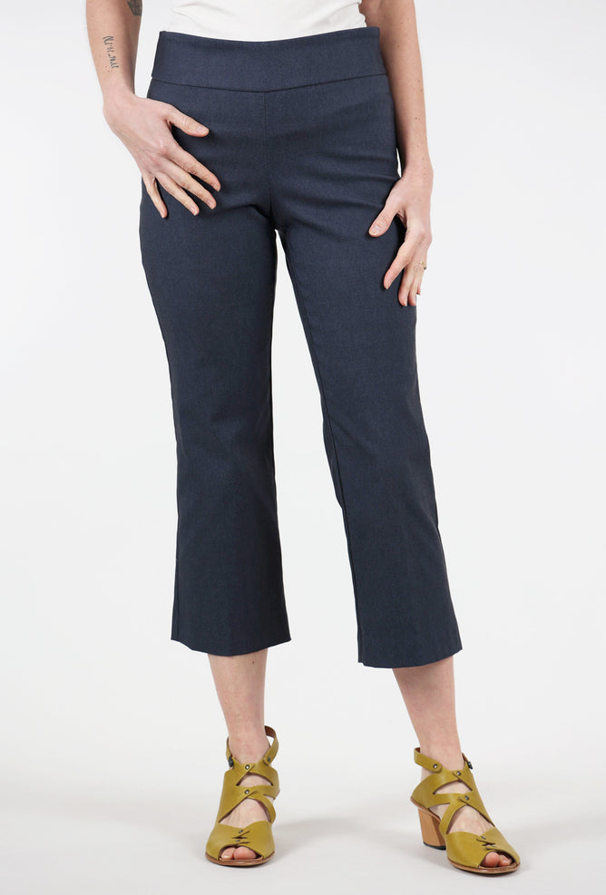 Estelle & Finn Cropped Flare Pant, Denim 